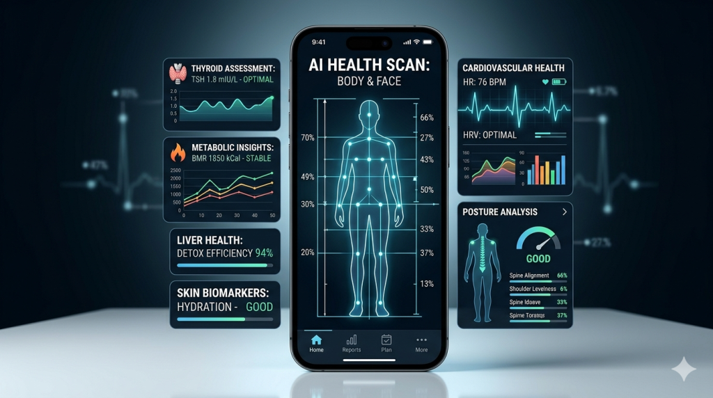 AI Health Scan: Body & Face